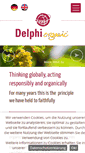 Mobile Screenshot of delphiorganic.com